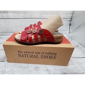 Haflinger Trixie Berry Red Sandal Womens Size 37/6